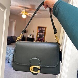 LIKE NEW Coach soft tabby bag in amazon green